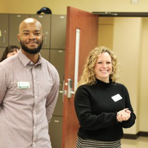 Lorenzo Hopper and Alicia Dahl, co-leaders of the Charlotte Maternal and Child Health Workgroup