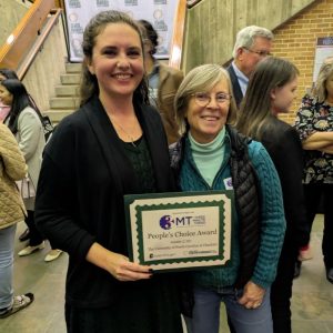 Sarah Tesar, left, and Gerontology Program Director Cynthia Hancock 